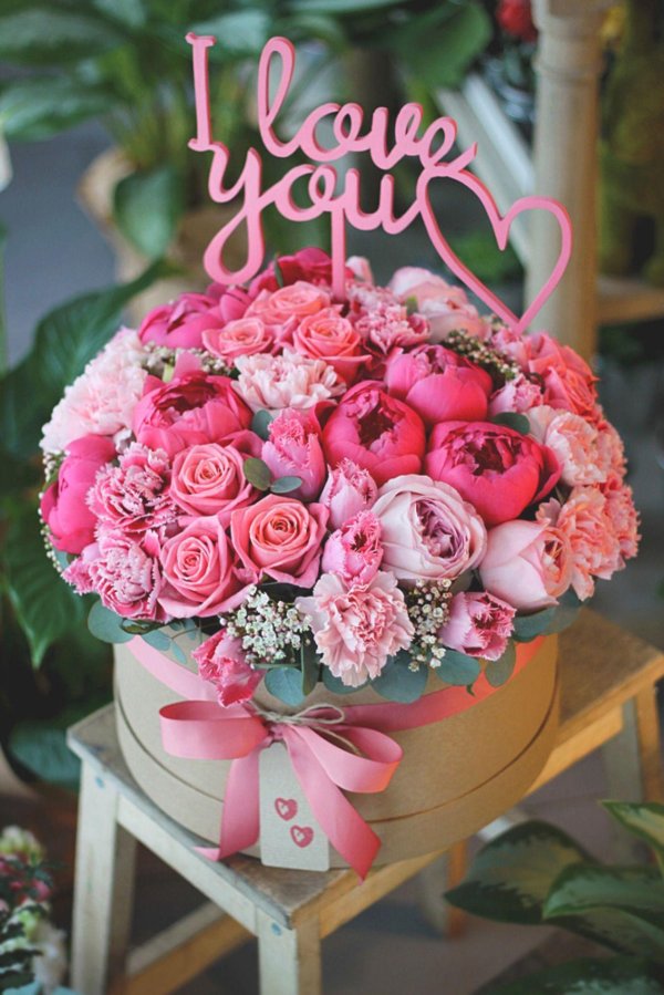 модные букеты