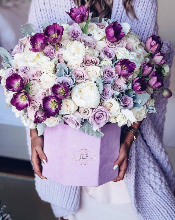 модные букеты