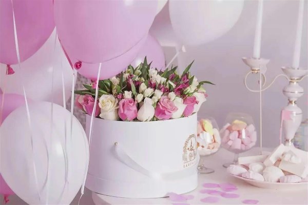 цветы и шарики