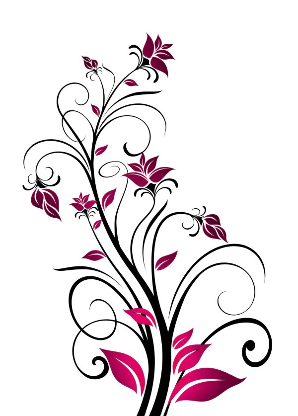 орнамент цветочный