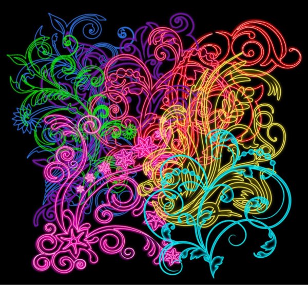 узор цветной