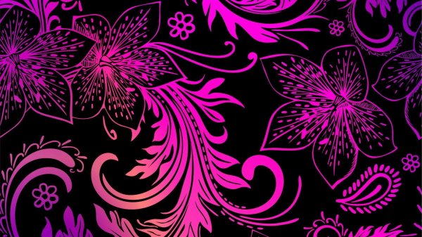 розово черный фон