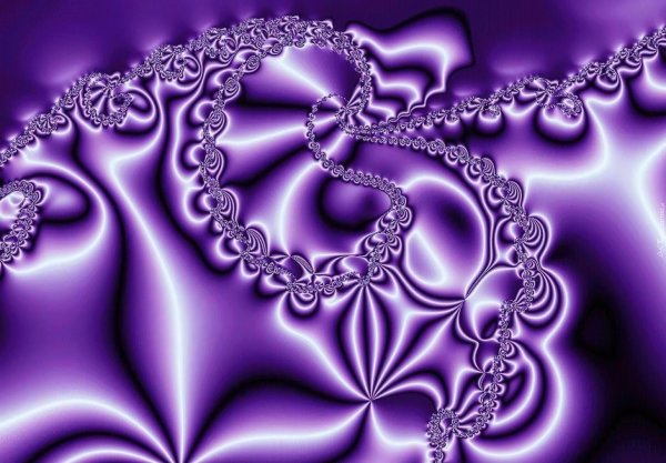 фиолетовый фрактал