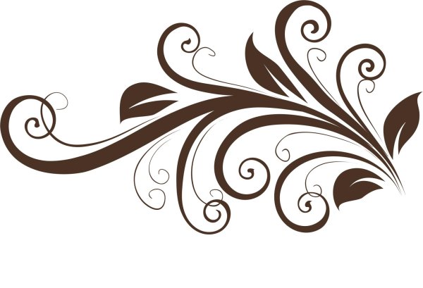 вензель коричневый