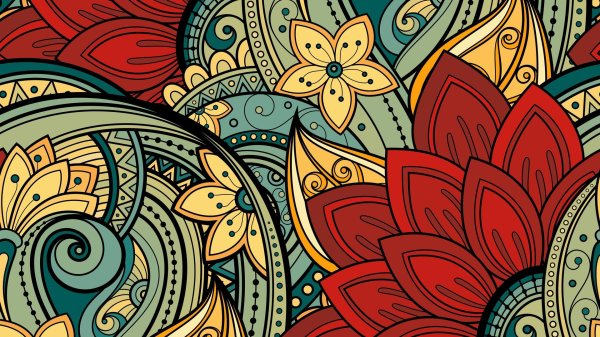 цветочные орнаменты