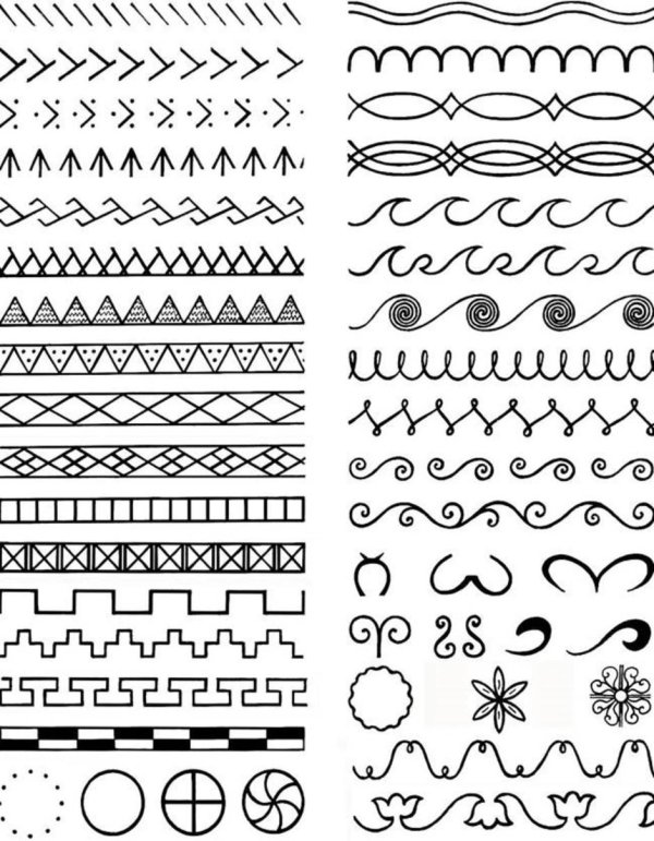 элементы балхарской росписи