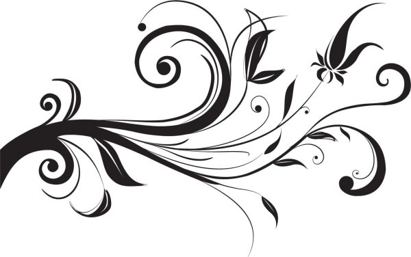 красивая завитушка