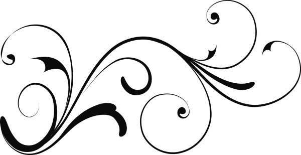 красивая завитушка