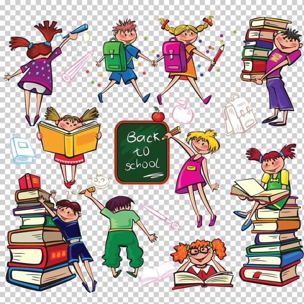 мультяшные ученики