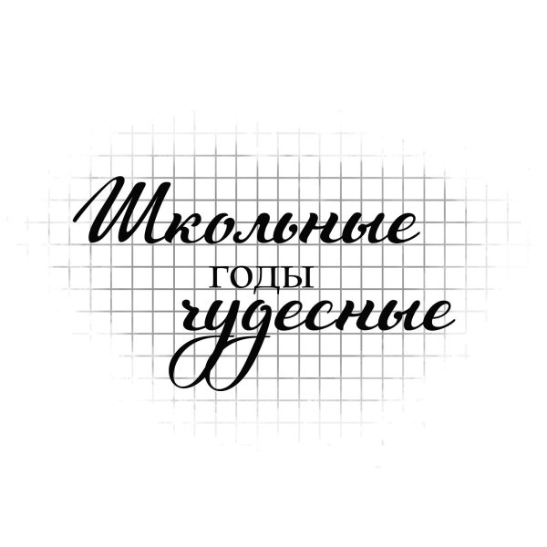 надписи про школу