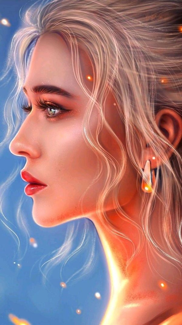 рисованные женщины