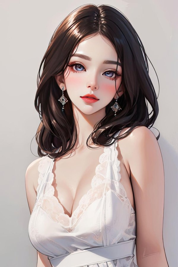 портрет аниме девушки