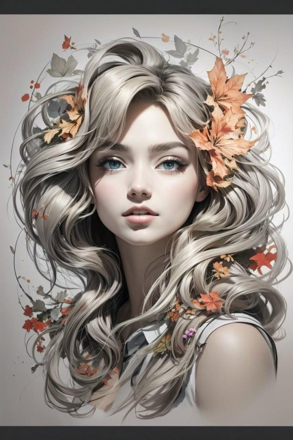 портрет красавицы