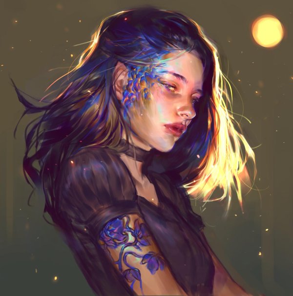 красивые арты девушек