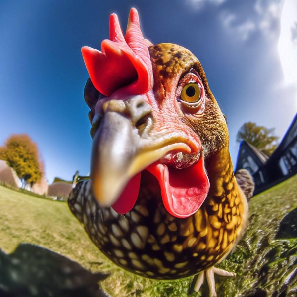 необычные курицы