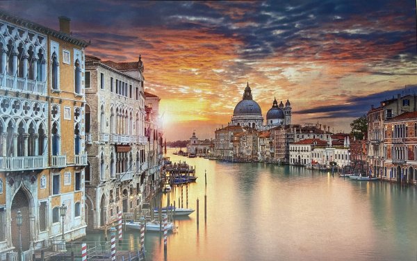 пазл венеция на закате