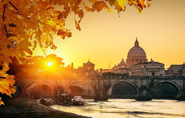рим осенью