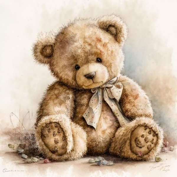 медвежата рисунок