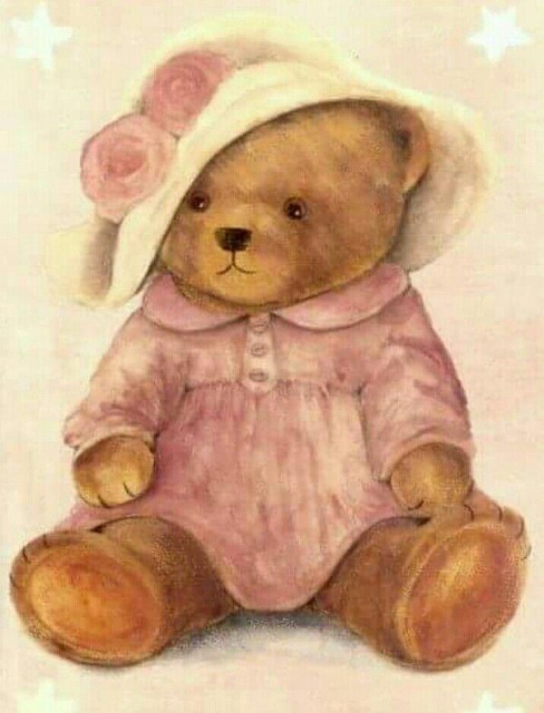 картина медвежонок