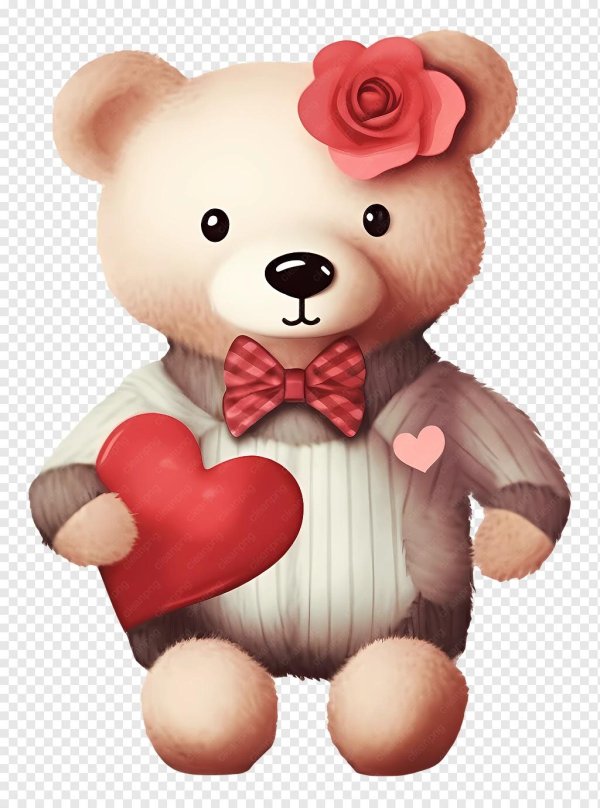 медведь с сердцем