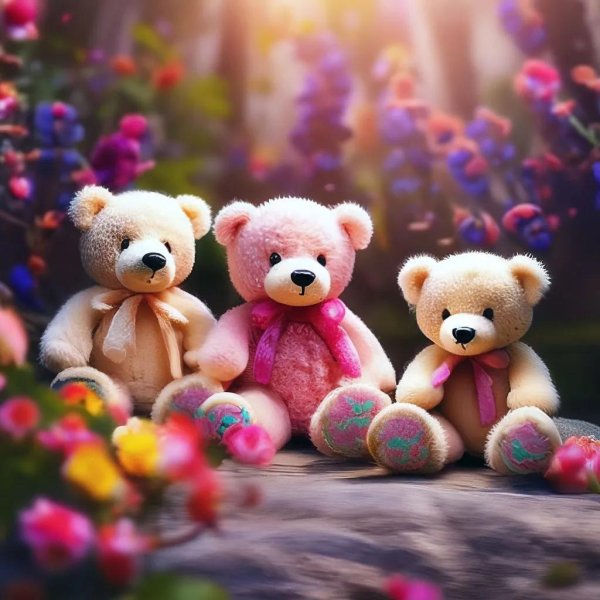 красивый медвежонок