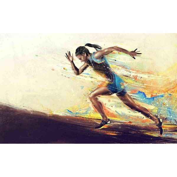 картина спортсмены