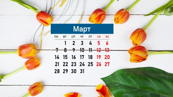 март выходные