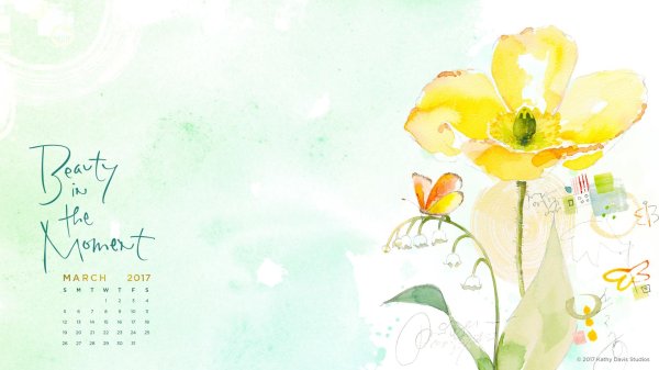 желтая акварель