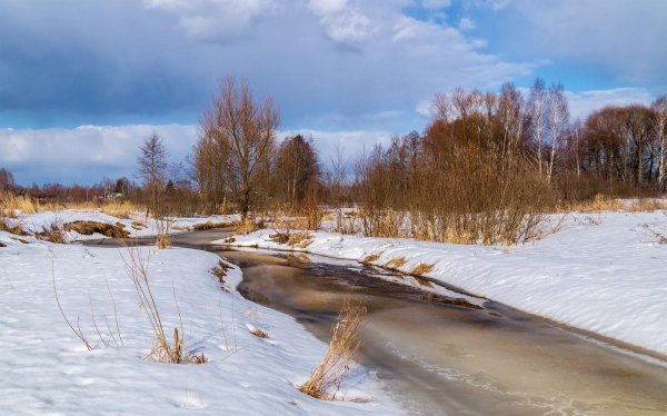 весенняя река
