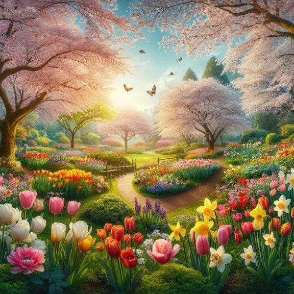 пейзаж сада