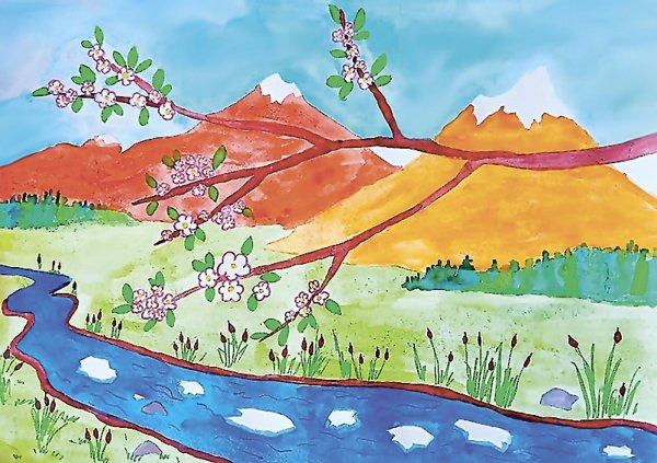 весна рисунки