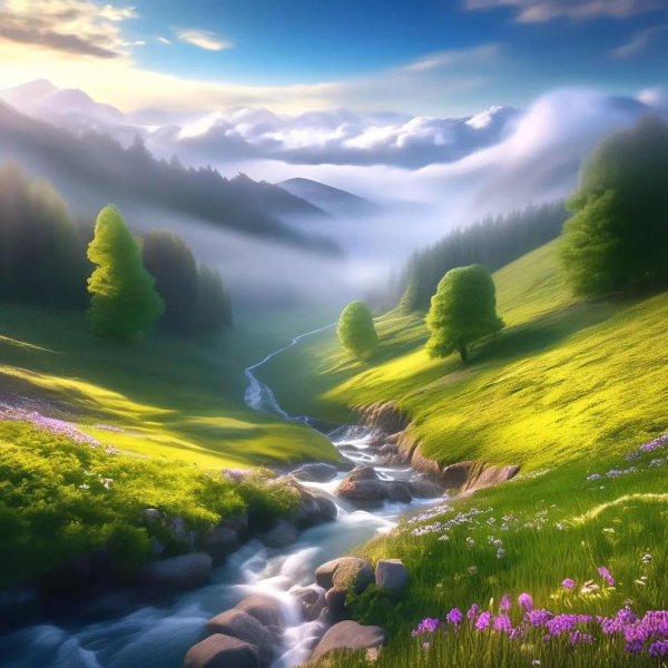 пейзаж в горах