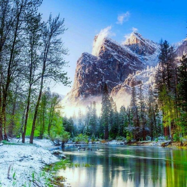 национальный парк йосемити зима