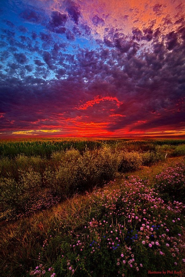 самые красивые закаты