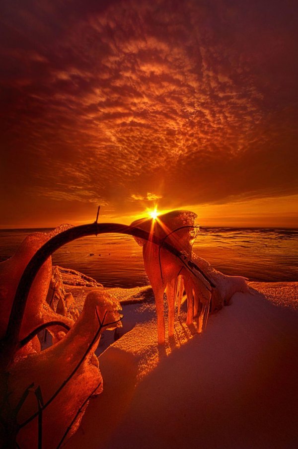 пейзаж зима