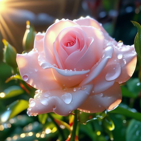 роза нежная