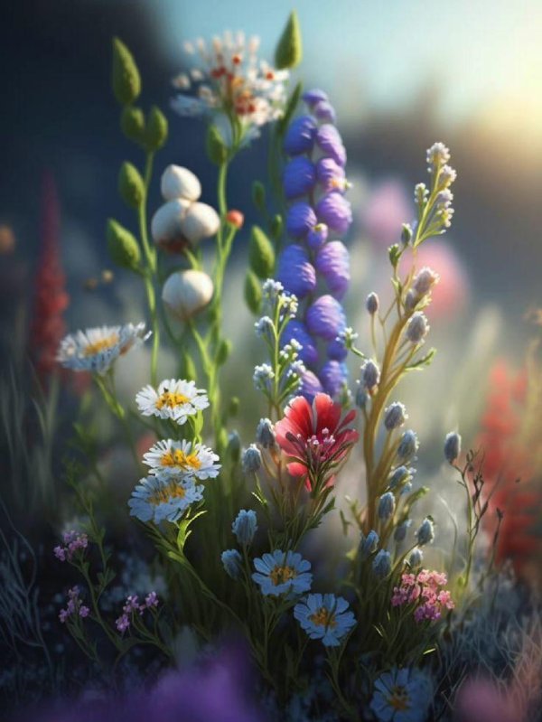 цветочные картины