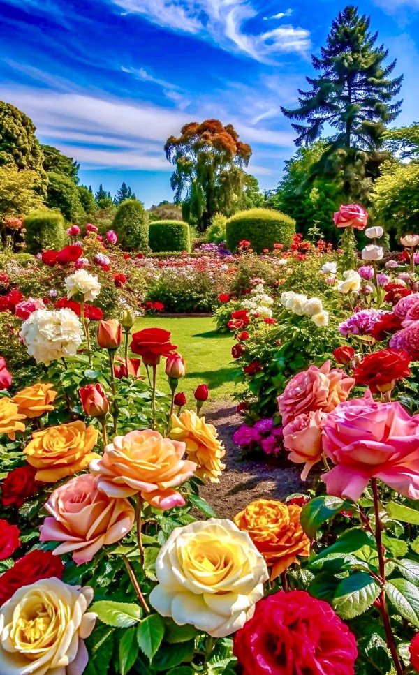 сад роз