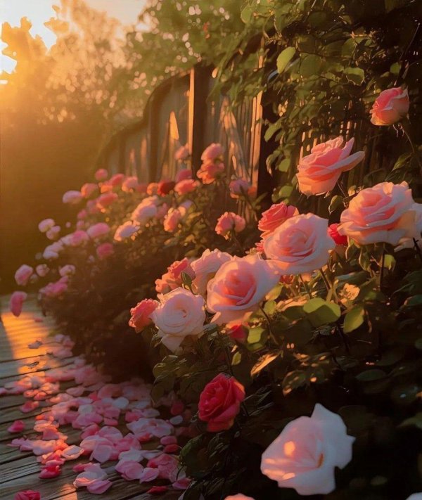 роза розовая