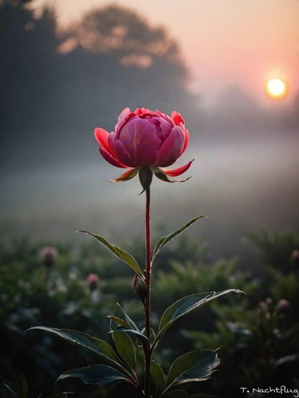 цветок пион