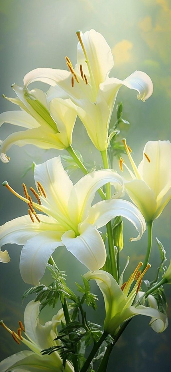 лилии картина