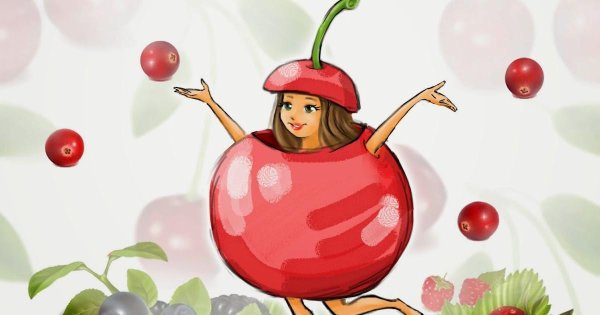 женщина ягодка