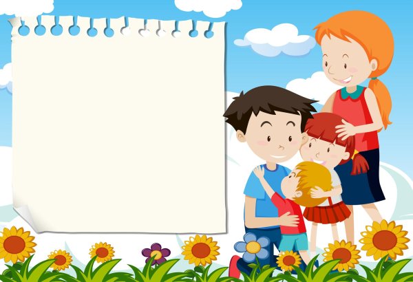 рамка семья