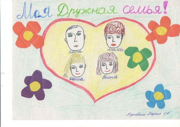рисунки на день семьи