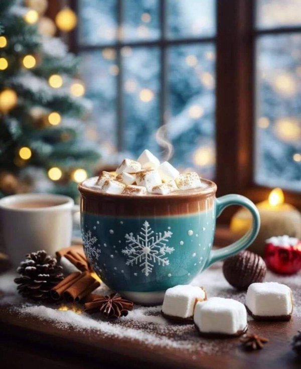 новый год кофе