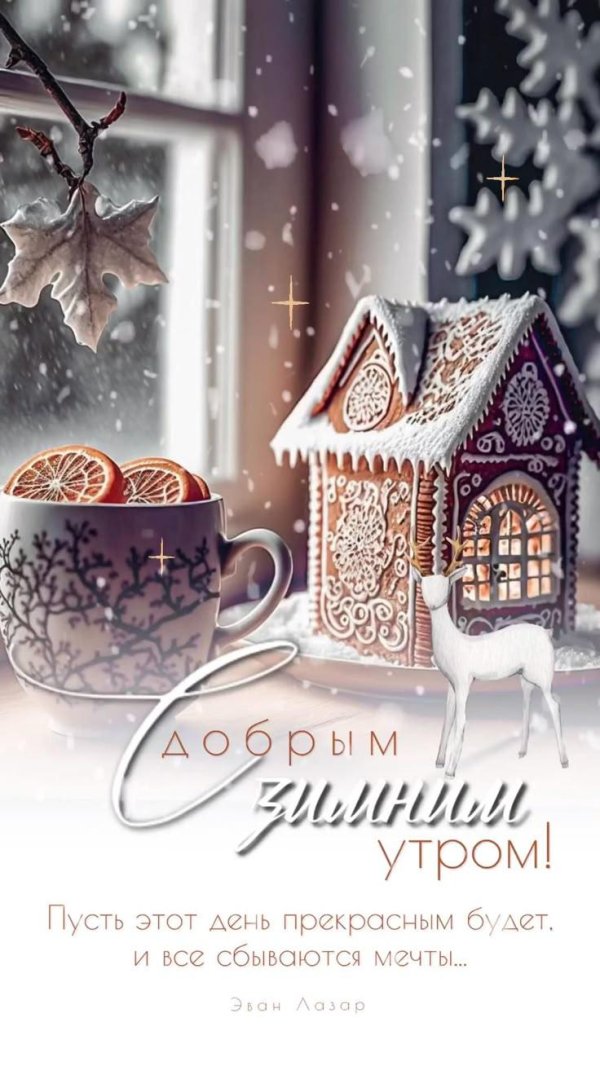 с добрым зимнем утром