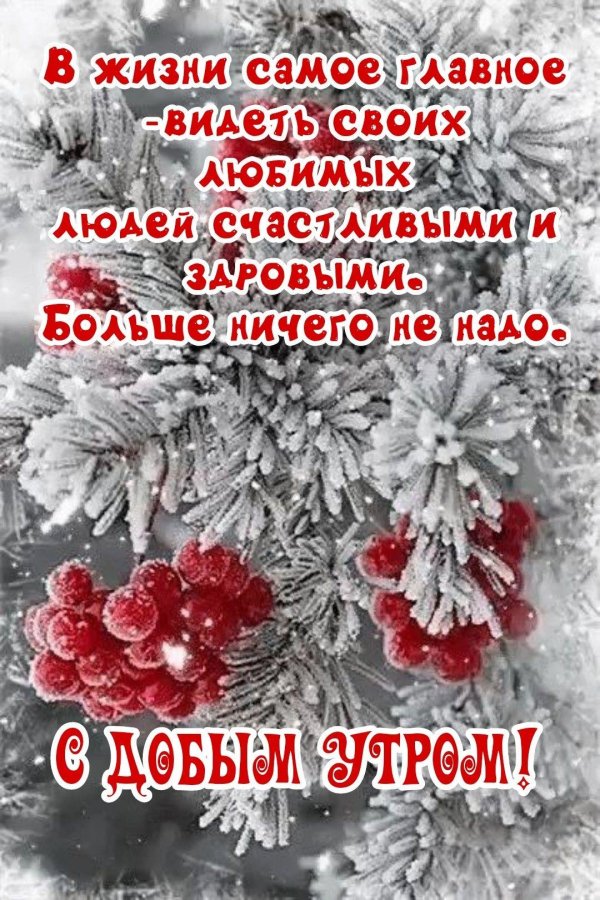с добрым зимнем днем
