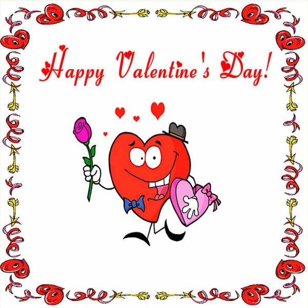 с днем святого валентина по английски