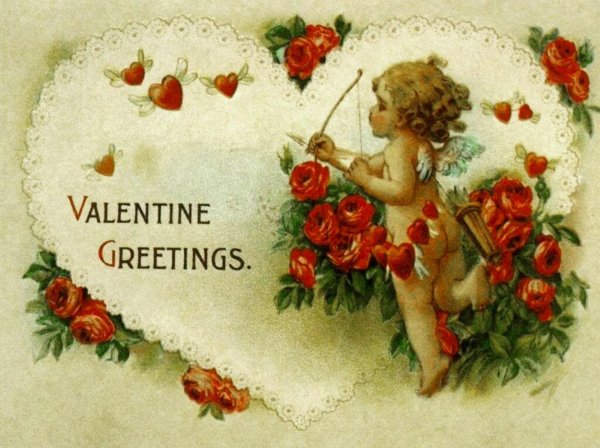 винтажные валентинки