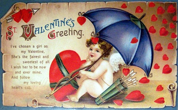 открытка с днём святого валентина
